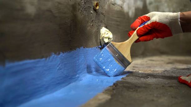 Commercial Waterproofing project at a Garden City, MI business property by SJ Waterproofing Pros